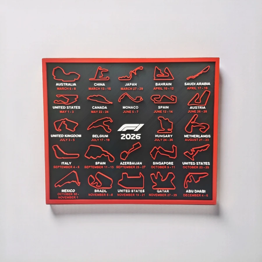 Calendar F1 2026