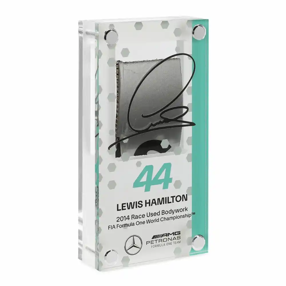 Lewis Hamilton 2014 Mercedes Bodywork in Acrylic 1 1 11zon